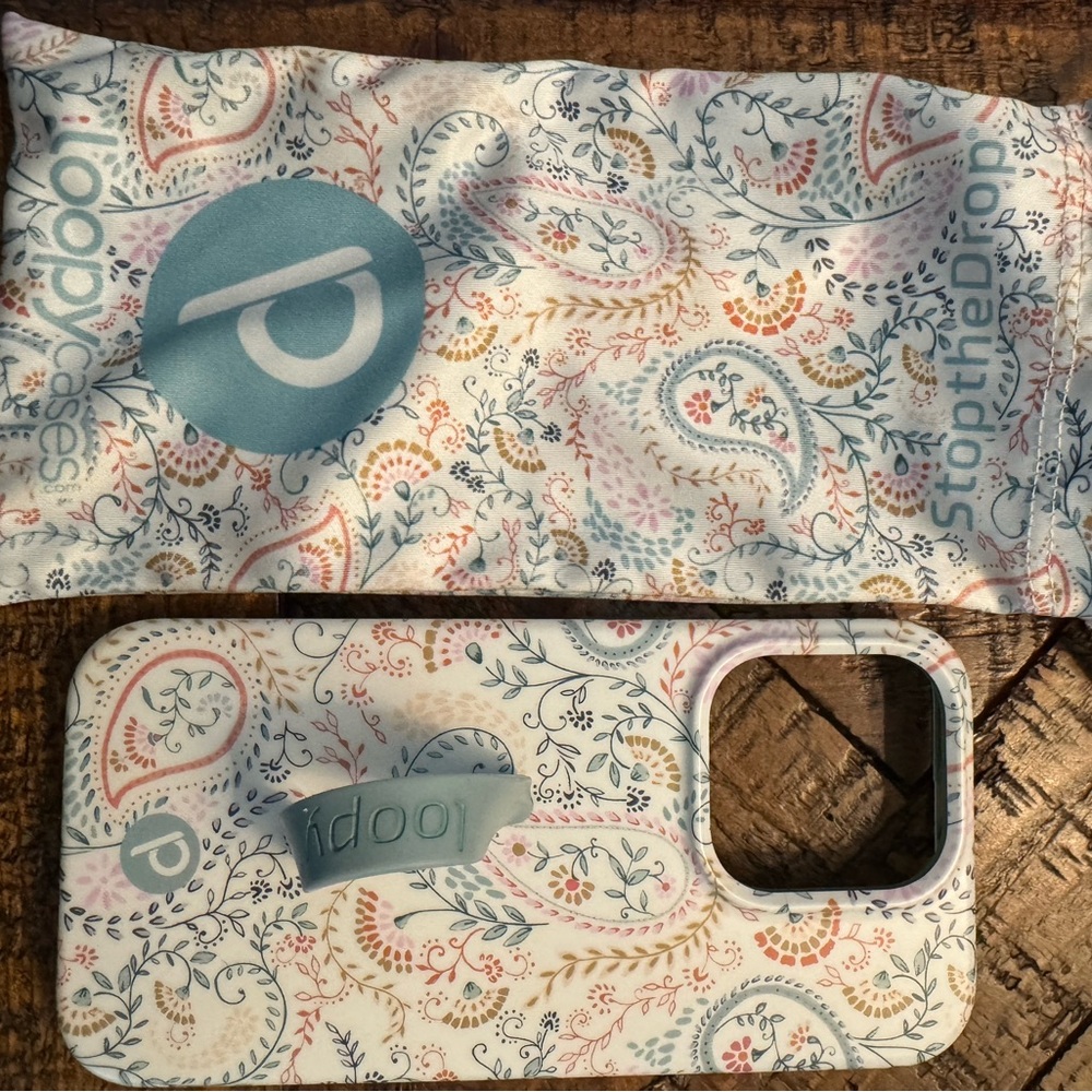 Loopy Case Floral Pattern Phone Case